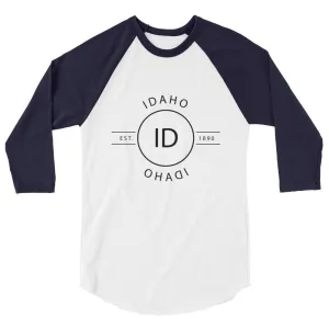 Idaho - 3/4 Sleeve Raglan Shirt - Reflections