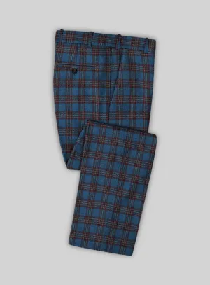 Italian Egor Checks Tweed Pants