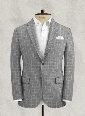 Italian Linen Lusso Black Jacket