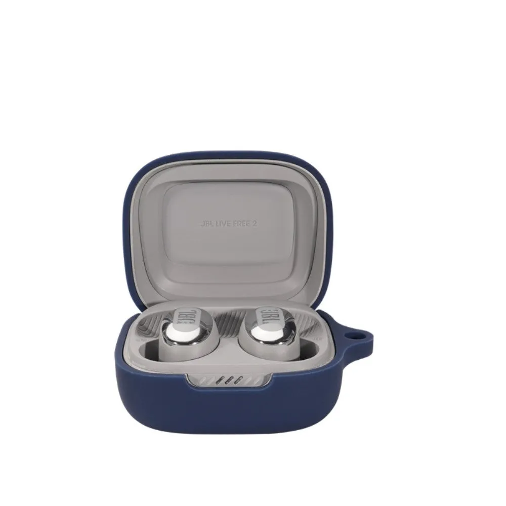 JBL Live Free 2 silicone case with buckle - Midnight Blue