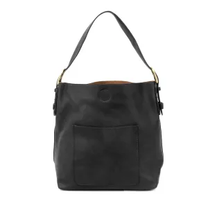 Joy Susan Classic Hobo Handbag Black
