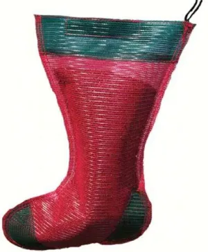 Jumbo Holiday Thistle Sack Red and Green/Gift Sack