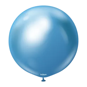 Kalisan Latex Mirror Blue - 18", 25 Pieces