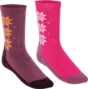 Kari Traa Women&#x27;s KT Wool Sock 2-pack Basic Purple | Buy Kari Traa Women&#x27;s KT Wool Sock 2-pack Basic Purple here | Outnorth