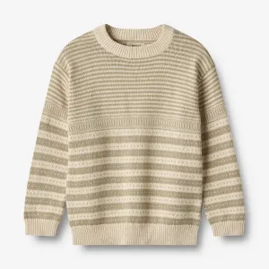 Knit Pullover Janus - grey sand