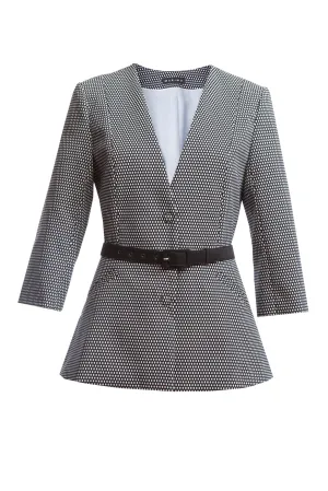 LAURELIA DOTTED FEMININE BLAZER