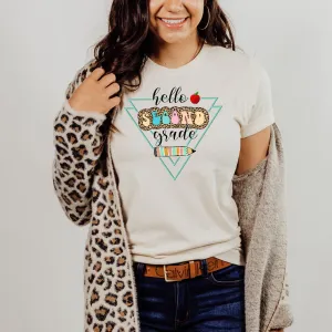 Leopard Print Grade Level Team Teacher Shirt | Back to School Teacher Shirts