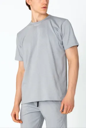Lightweight Cotton T-shirt - Grey