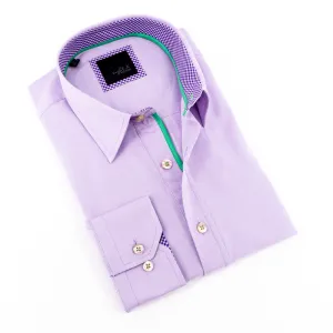 Lilac Button Down Oxford Shirt
