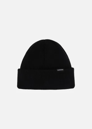 LOGO BEANIE BLACK