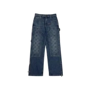 LOUIS V Workwear Denim Pants