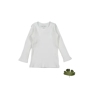 Lovley Littles The Ribbed Tee Bone