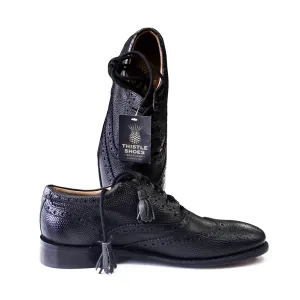 Luxury Ghillie Brogues | Black