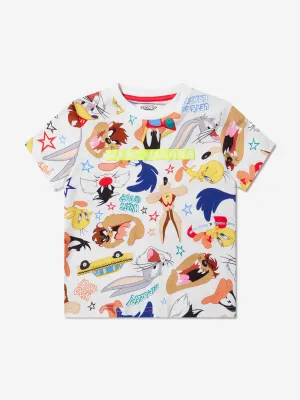 MARC JACOBS Kids Looney Tunes T-Shirt in White
