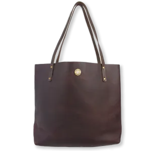 Marion Tote Black Cherry Leather