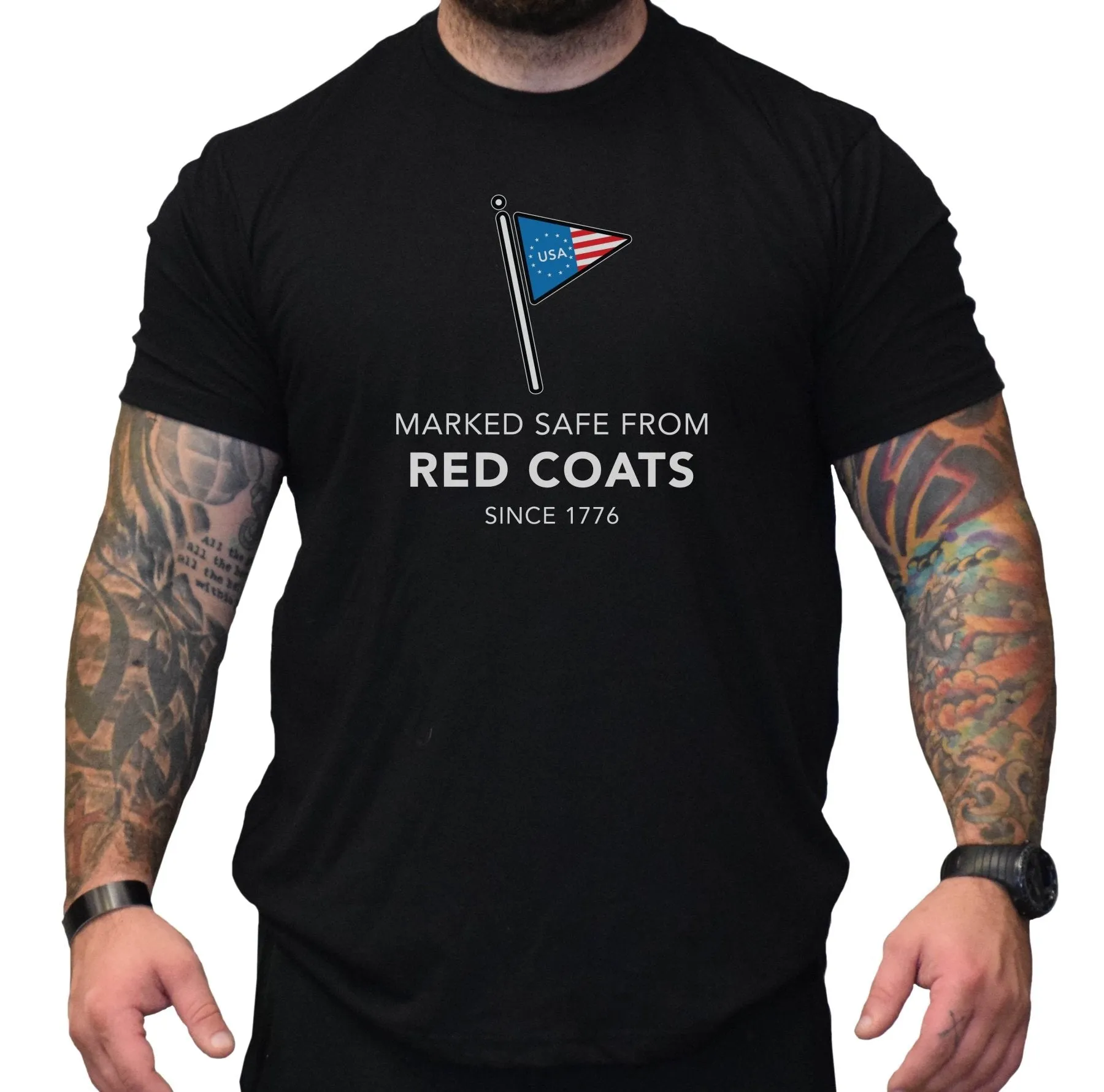 Marked Safe From Red Coats