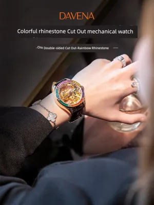 Mechanical Watch Full Diamond Accessible Luxury Cut