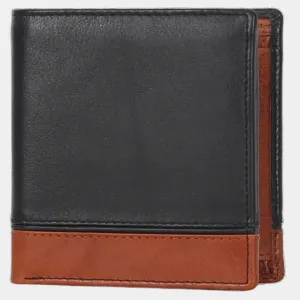 Met Men's Upright Wallet Black/Brown