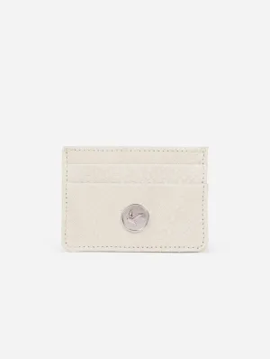 Mia Vegan Leather Card Case | Cream