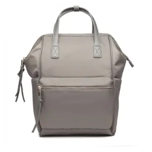 MISS LULU Portable Waterproof Nylon School Backpack - Grey | LT6840