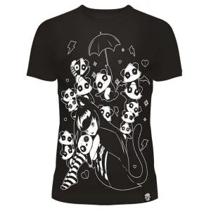 MISS PANDA T SHIRT - BLACK/WHITE