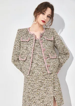 MIXED TWEED JACKETS&DRESS