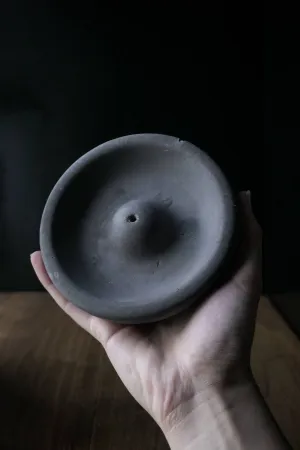 Modern Incense Burner Charcoal Grey