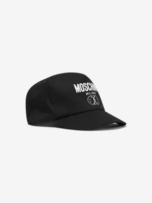 Moschino Boys Logo Cap in Black