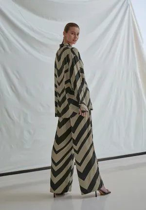 MSJalia Pants - Jungle Green Print