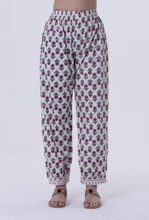 Multicolored Cotton Pant