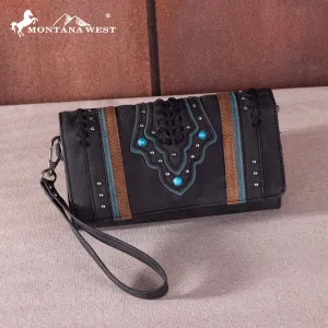 MW1280-W018 Montana West Buckle Collection Wallet