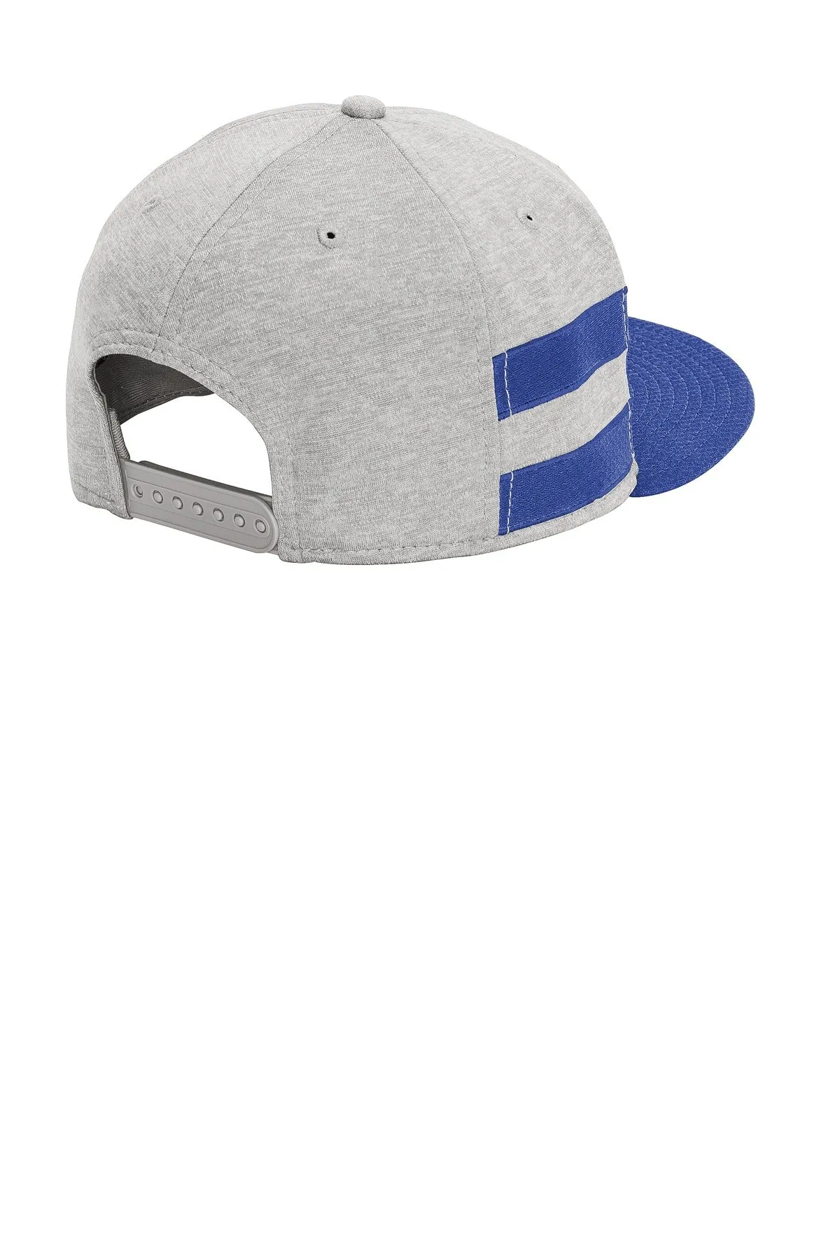 New Era Shadow Heather Striped Flat Bill Snapback Cap NE408