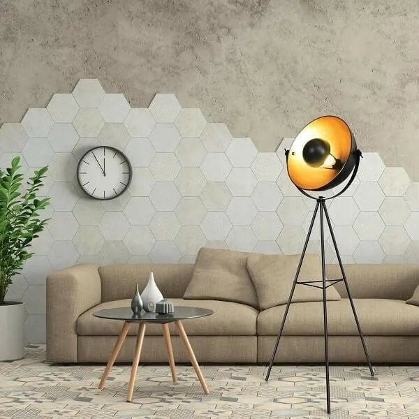 Nirv - Industrial Tripod Floor Lamp with Adjustable Metal Legs