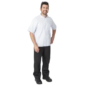 Nisbets Essentials Short Sleeve Chefs Jacket White XL (Pack of 2)