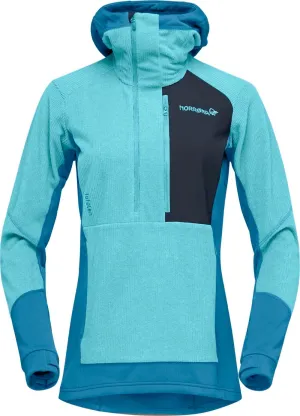 Norrøna Women&#x27;s Lofoten Thermal Pro Hood Aquarius/Hawaiian Surf | Buy Norrøna Women&#x27;s Lofoten Thermal Pro Hood Aquarius/Hawaiian Surf here | Outnorth