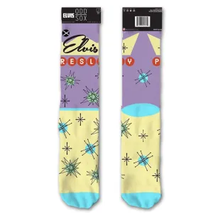 Odd Sox Men's Crew Socks - Elvis Retro