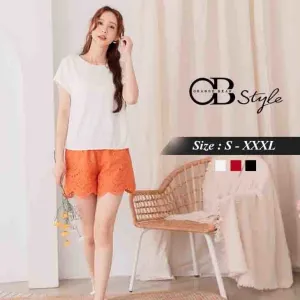 ORANGEBEAR SHORT SLEEVE ROUND NECK TOPS