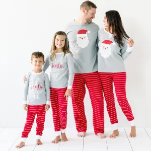Our Family Pjs Christmas Family Matching Santa Red Pajama Sets