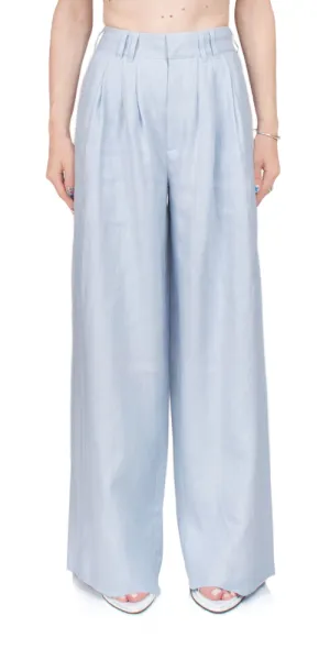 Parker Trouser Silver Blue