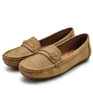Penny Buckle Slip On Loafers