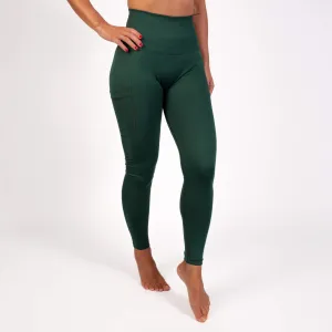 Pine Pocket Scrunch Seamless Tights