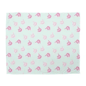Pink Shaka Keiki Blanket