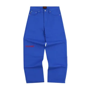 PLEASURES - FORMULA BAGGY WORKPANTS BLUE
