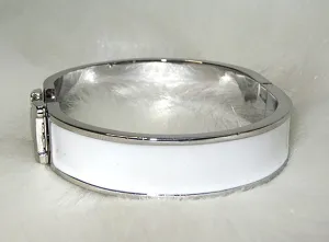 Popular White & Silver H New Design Trendy Red Ladies Bangle Gift