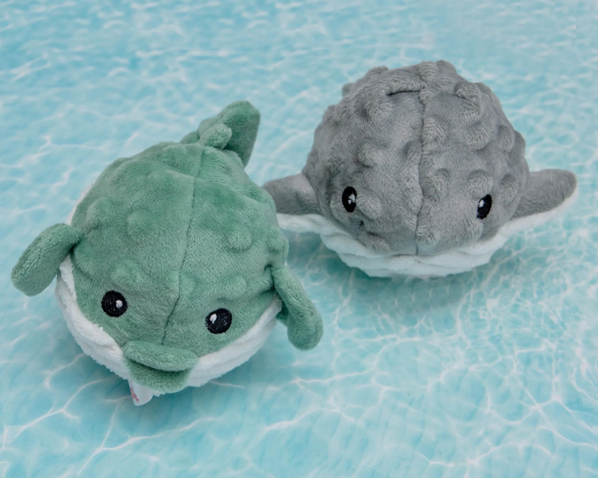 Puffer & Whale Squeaker Ball Dog Toy Set