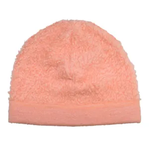 Puffin Gear Organic Cotton Sherpa Beanie - Salmon (XXS, 6-12 Months)