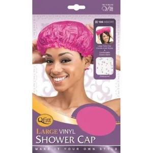 Qfitt Large Vinyl Shower Cap