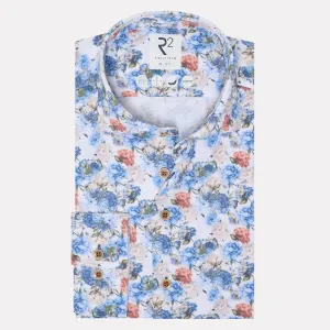 R2 Amsterdam Long Sleeve Casual Fit Shirt / Pique/Multi