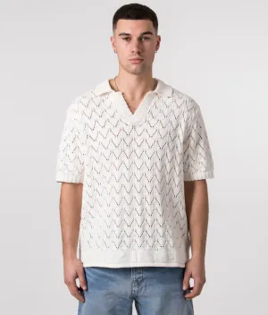 Relaxed Fit Yinka Knit Polo Shirt