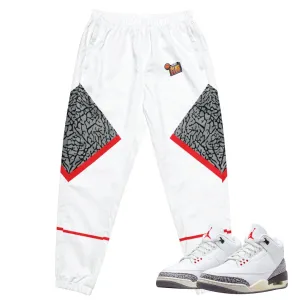 Retro 3 White Cement Track Suit Pants
